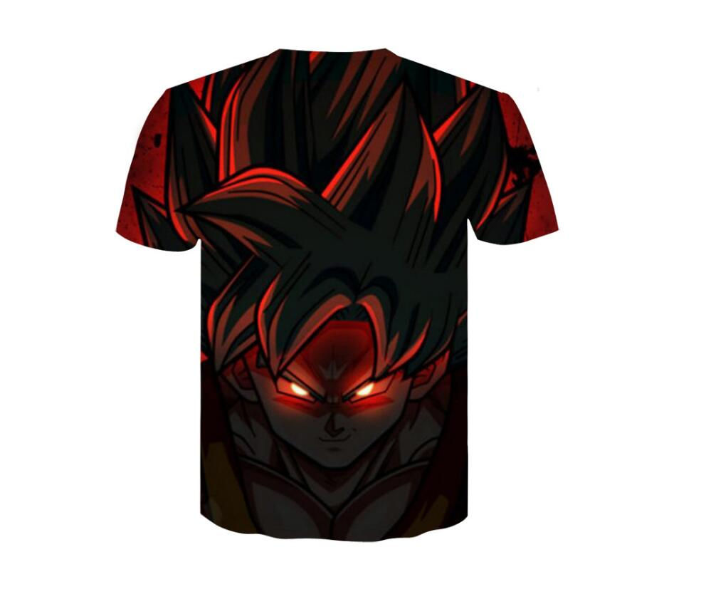 Fashion Short Sleeve Dragon Ball Printed T-Shirt