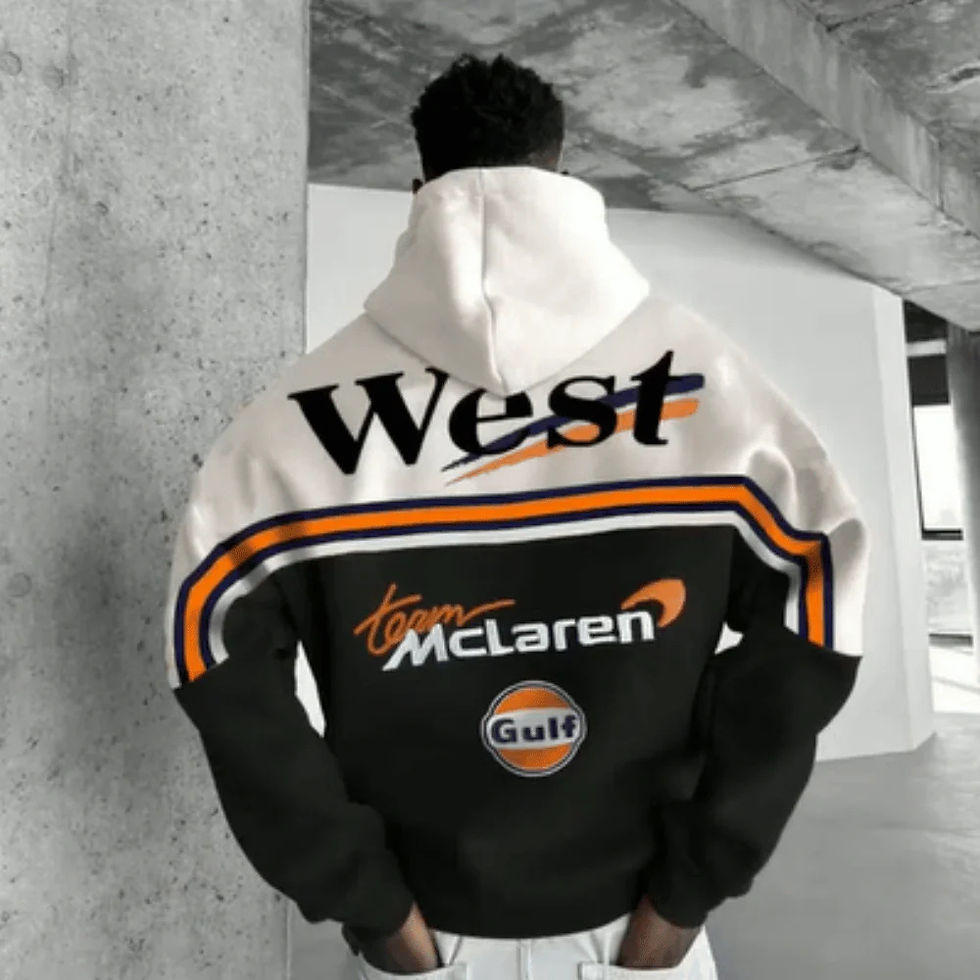 Thumbnail: Men's Casual Hooded Sweatshirt with 3D Digital Print