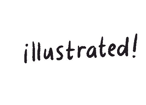 illustrated jiggly writing gif