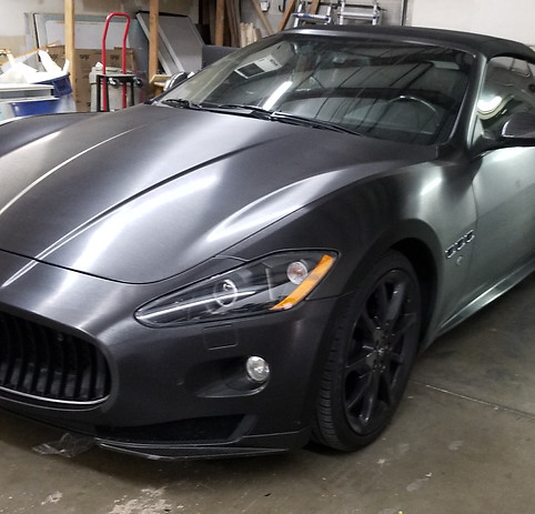 Maseratti GT Full Wrap from pro signs in orem utah