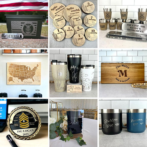 Custom laser engraved gifts in Salt Lake City Utah
