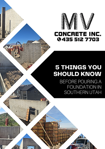 5 Things You Should Know Before Pouring a Foundation in Southern Utah