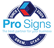 Pro Signs New Logo with white and transparent