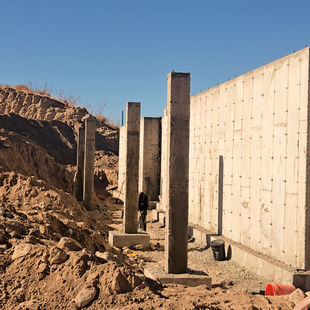 concrete footings by MV Concrete in cedar city utah