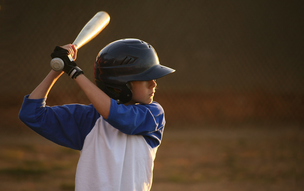 youth playing baseball in the Pioneer Valley Little League