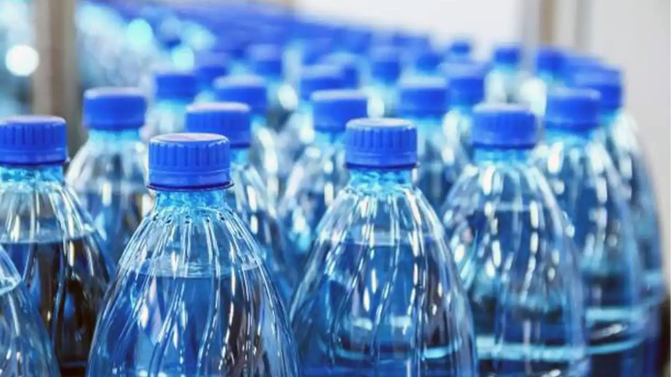 bottle water production