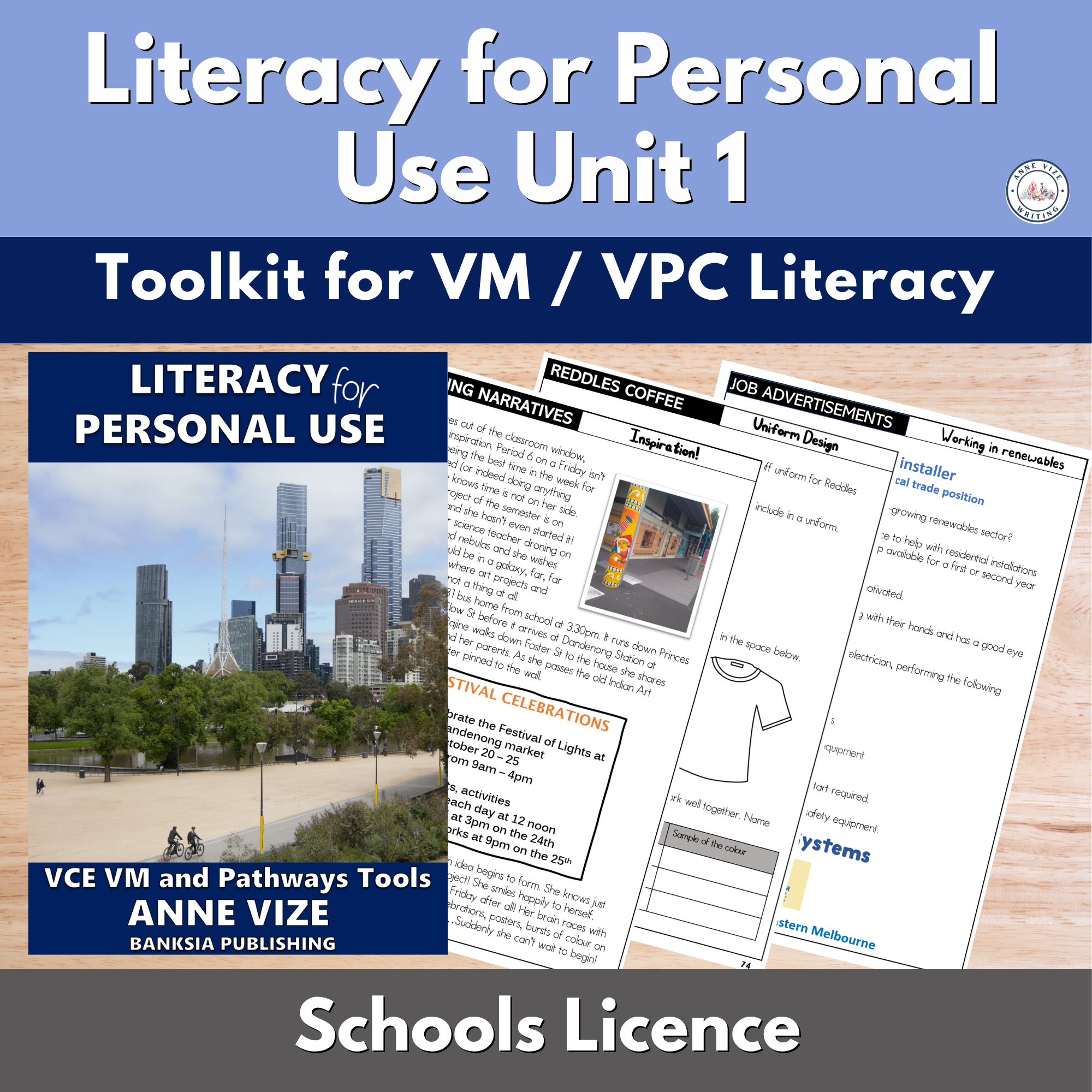 Literacy for Personal Use VCE VM and Pathways Tools School and Library Licence