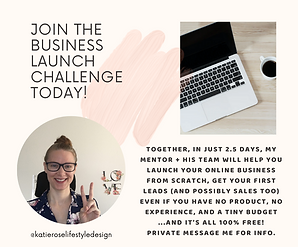 JOIN THE BUSINESS LAUNCH CHALLENGE TODAY