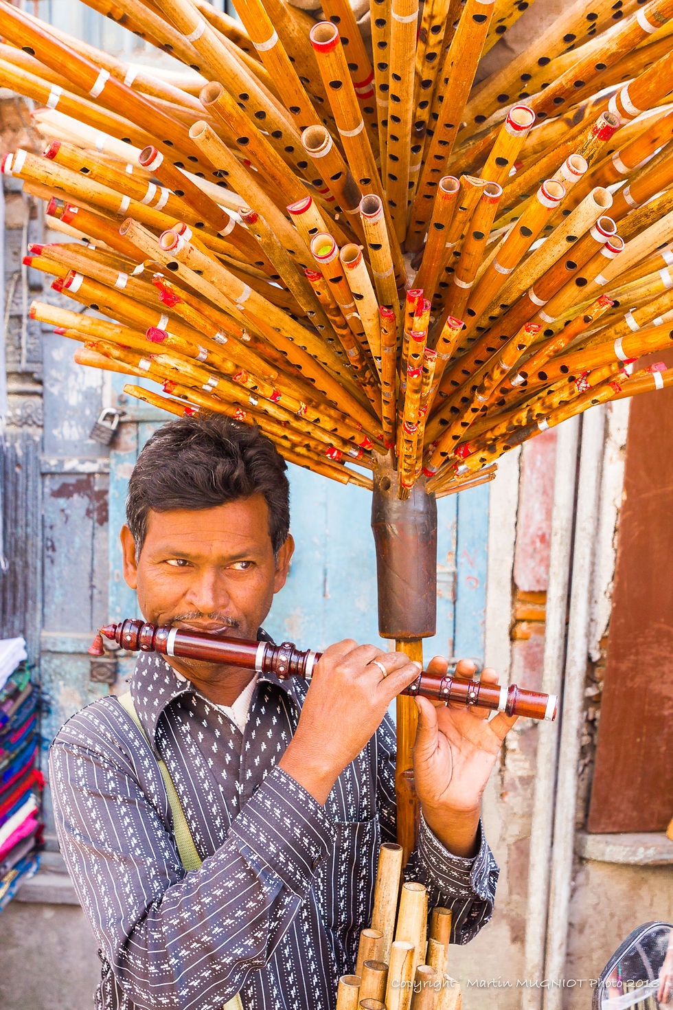 Vendeur de flûtes - Kathmandu