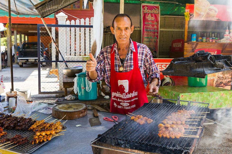 Barbecue - Sukothai - Thaïland
