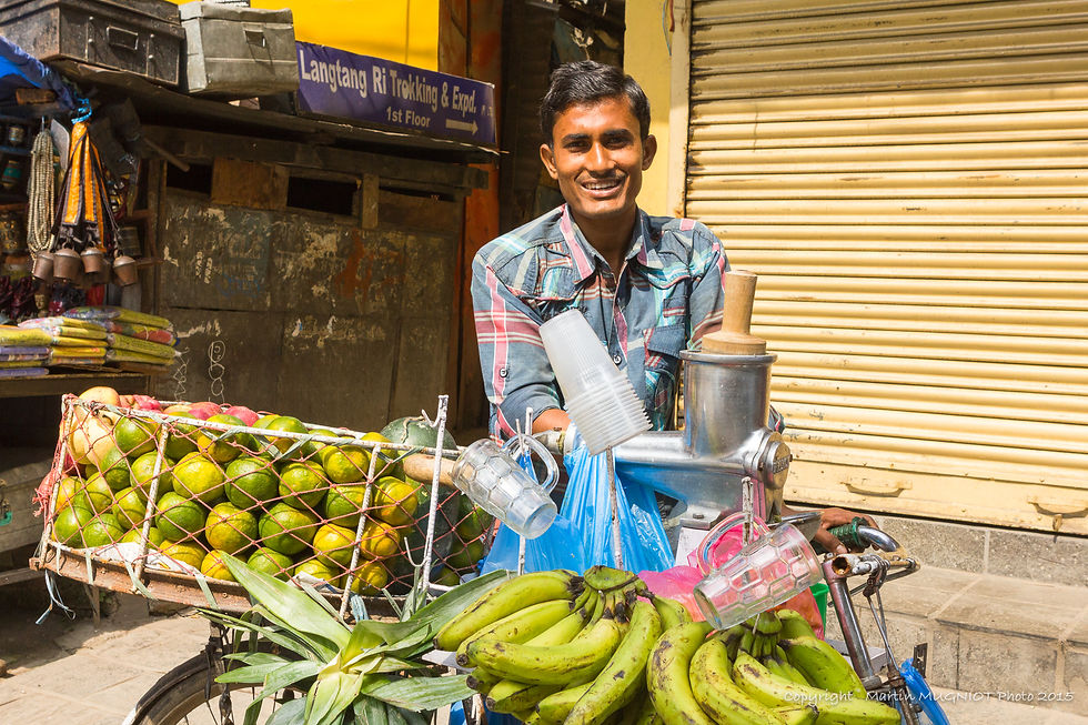 Vendeur de fruits - Kathmandu