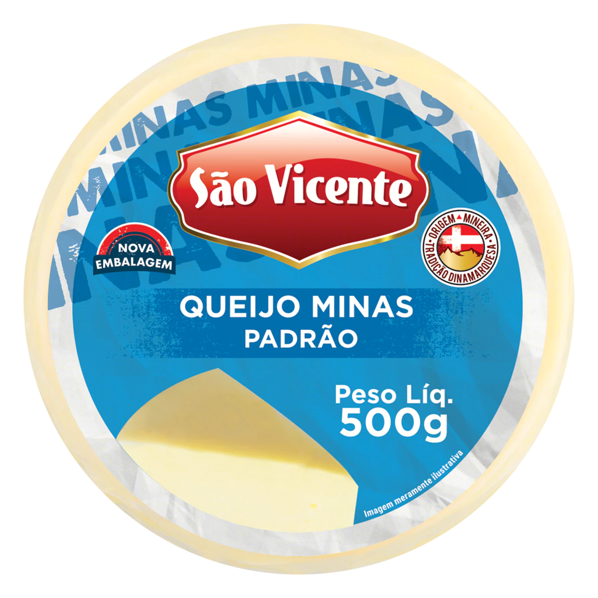 Queijo Minas Padrão São Vicente 500g