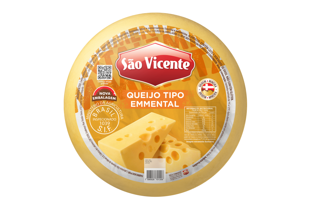 Queijo Emmental São Vicente 100g