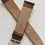 Thumbnail: 18mm - Light Brown / Croco Pattern Leather Watch Band - ( Gold Buckle / w Pins )