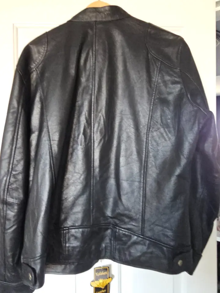 Thumbnail: Men Kalahari Leather Jacket - LARGE