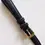 Thumbnail: 13mm - Black Genuine Leather Watch Band - ( Gold Buckle / w Pins )