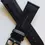 Thumbnail: 22mm - Black Genuine Leather Watch Band - (Chrome Buckle / Pins Included)