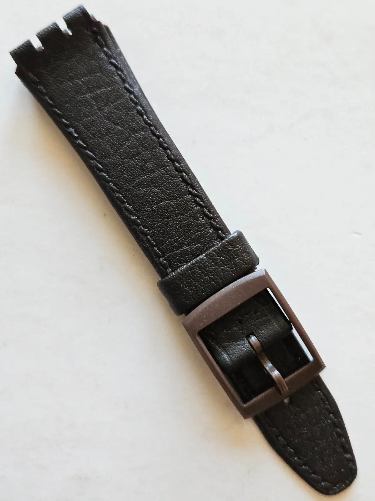 17mm - Brown Swatch Replacement Plastic Band - ( Brown Buckle / Water Resistant
