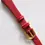 Thumbnail: 16mm - Red / Smooth Surface Leather Watch Band - ( Gold Buckle )