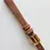 Thumbnail: 10mm - Tan Lizard Pattern / Smooth Leather Watch Band - ( Gold Buckle )