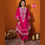 Thumbnail: Mirror Work Floral Embroidered A Line Kurta Plazzo
