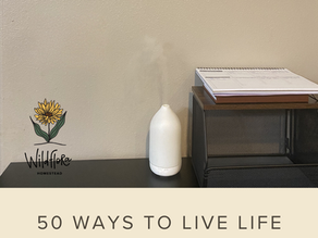 A diffuser and essential oil display