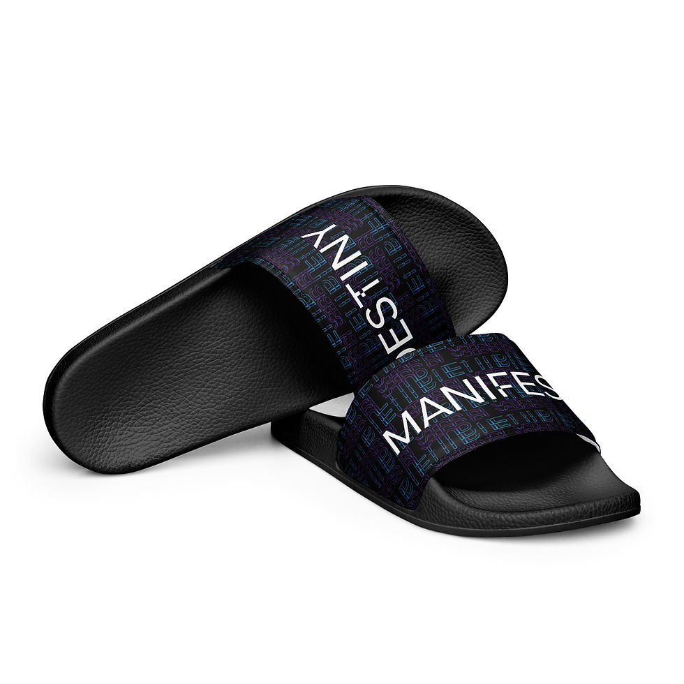 Women's MANIFEST DESTINY BLACK Top Slides 