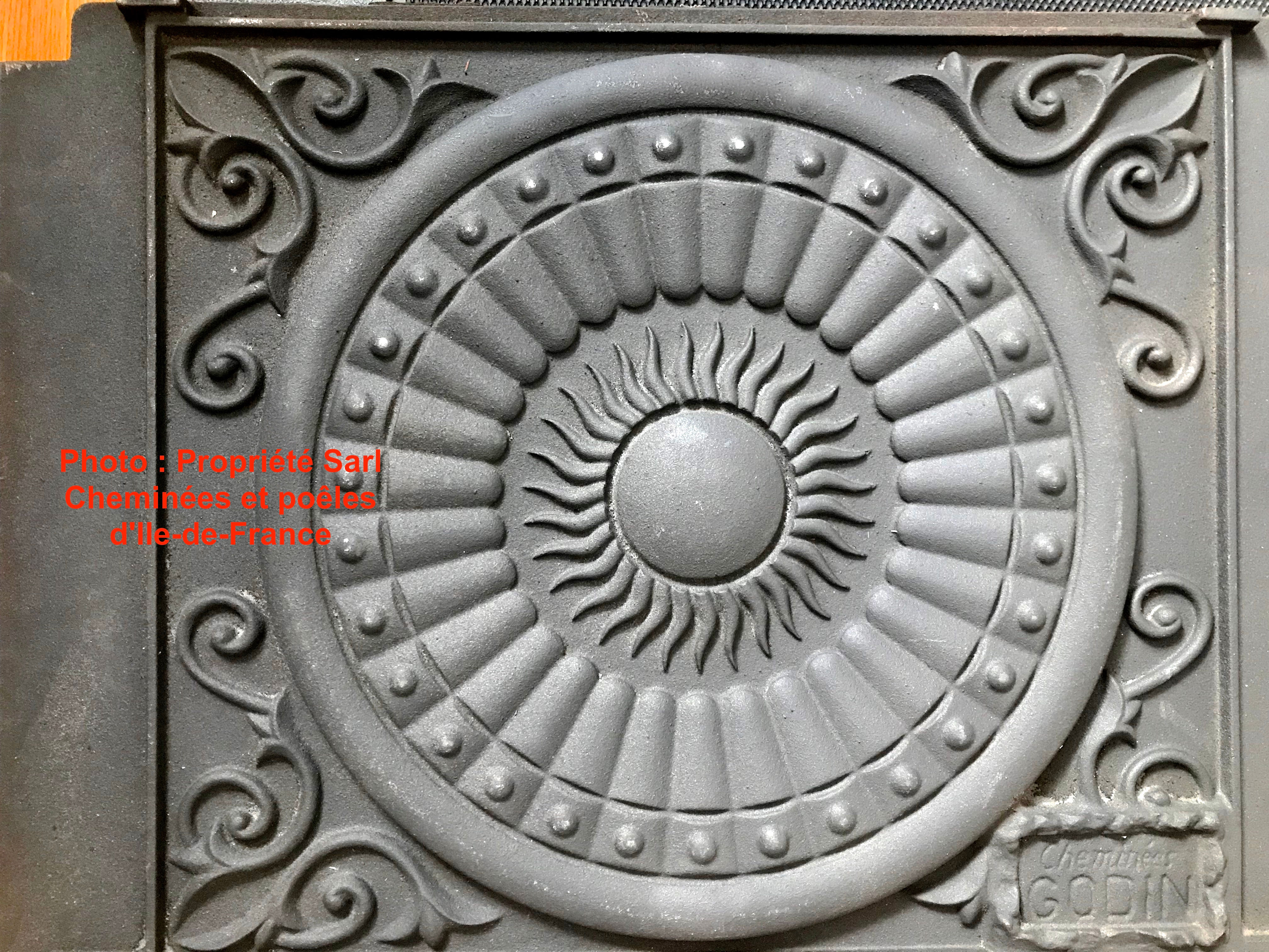 Plaque Décor Soleil Godin 600 4 4762