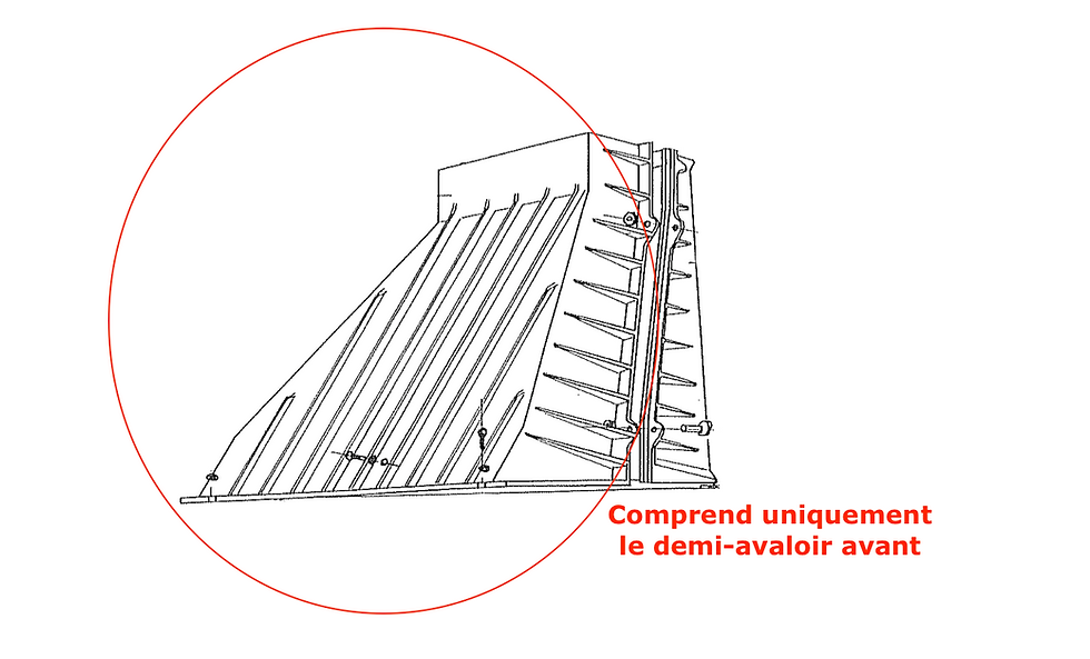 Demi-Avaloir Avant - 700 1 NM