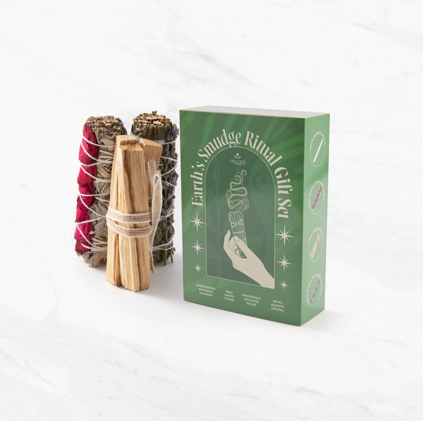 Earth’s Smudge Ritual Gift Set – Cleanse, Ground & Uplift