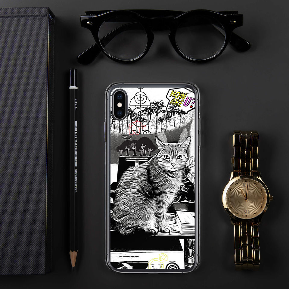 Cat iPhone Case, design by Douglas L.