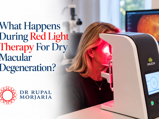 What Happens During Red Light Therapy for Dry Macular Degeneration? By Dr Rupal Morjaria, Consultant Ophthalmologist