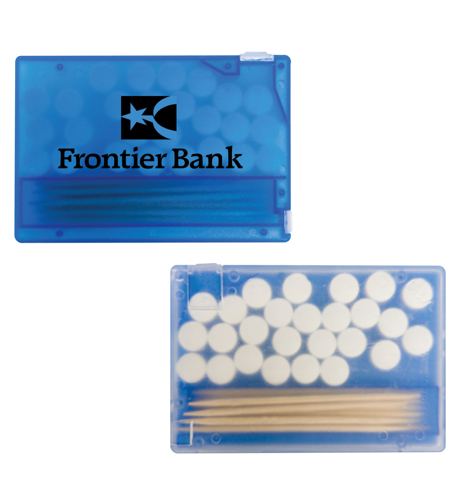Rectangle Shaped Mints with Toothpicks