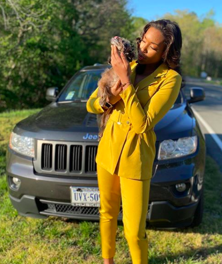Megan Walker and Anonymous Puppy