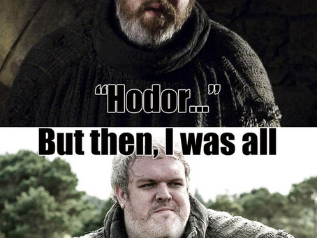 Hodor's destiny as a code analogy