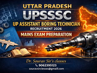 UPSSSC Assistant Boring Technician 2026 exam preparation guide with syllabus, tips, and practice strategies