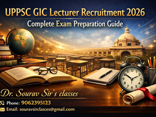 UPPSC GIC Lecturer 2026 Exam Preparation Guide with Syllabus and Tips