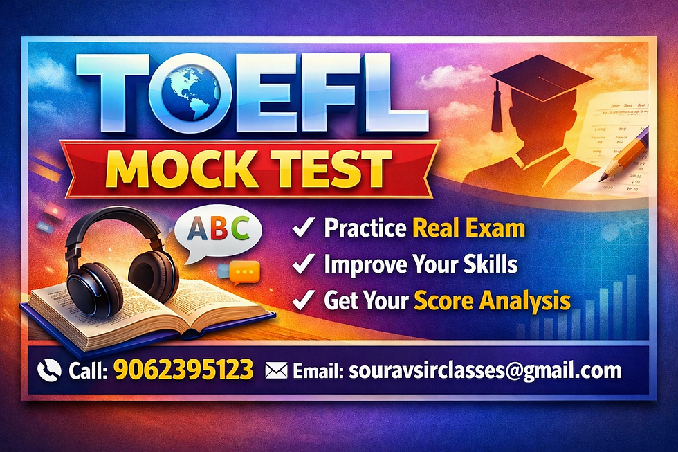 TOEFL mock test interface showing English proficiency exam practice questions including reading, listening, speaking, and writing sections with students analyzing answers on a laptop, designed to simulate real TOEFL exam conditions for effective preparation and performance improvement.