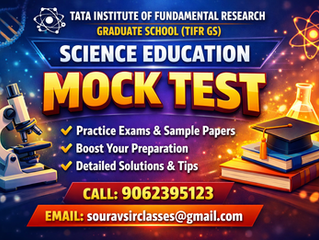 Tata Institute of Fundamental Research Graduate School (TIFR GS) Science Education Mock Test interface displaying multiple-choice questions, detailed solutions, and performance analysis dashboard designed for aspirants preparing for TIFR GS entrance examination with structured practice and evaluation tools.