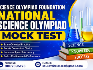 SOF National Science Olympiad mock test practice page showing structured science questions with detailed solutions, designed for students preparing for competitive Olympiad exams. This educational resource includes concept-based problem sets, logical reasoning questions, and performance analysis tools to improve accuracy, speed, and understanding. Ideal for school students aiming to achieve high ranks in NSO and strengthen scientific concepts effectively.