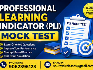 Professional Learning Indicator PLI mock test interface showing students practicing aptitude questions on a digital platform with analytics dashboard displaying performance score, accuracy level, and time management insights. Ideal for learners preparing for professional assessments, competitive exams, and skill evaluation tests with structured question patterns and detailed solution explanations.