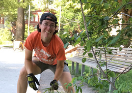 Jessica, chief weeder!