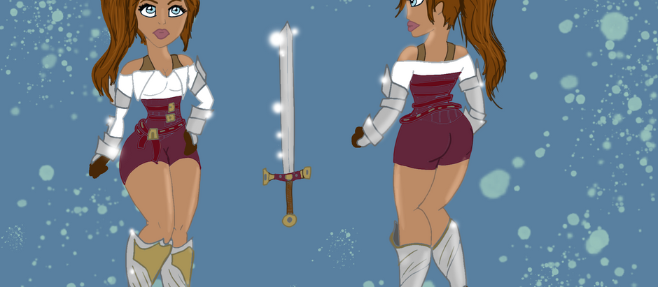 Swordswoman character design