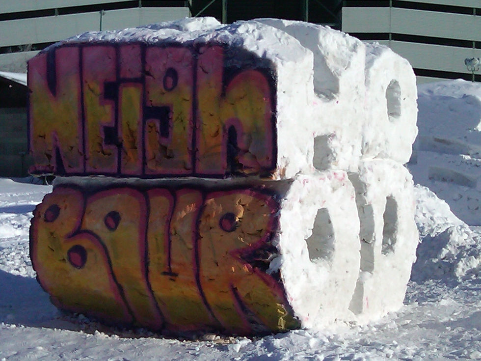 NeighbourHOOD with Peacekeepers (2010) Regina Fire and Ice Festival, photo credit: Marnie Badham