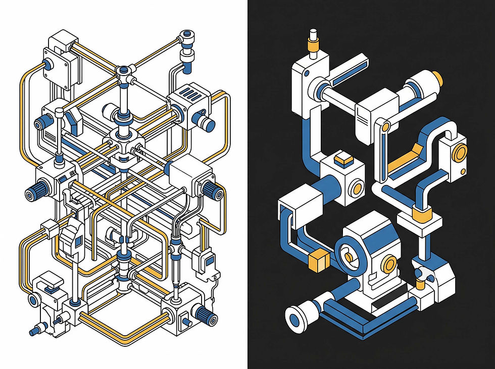 schema sistema industriale complesso semplice