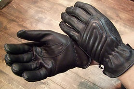 Motorradhandschuhe Cruiser, schwarz