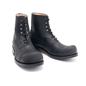 Schnürstiefelette Charly Vienna von Hobo in Coal
