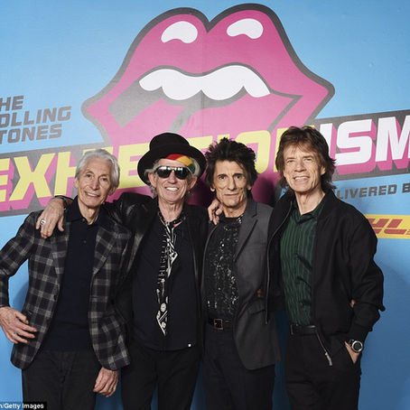 Davida trifft The Rolling Stones