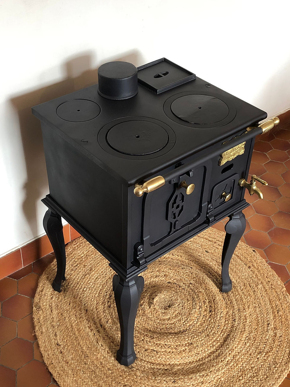 Miniature : Gazinière cuisinière en fonte ancien jouet enfant 1900