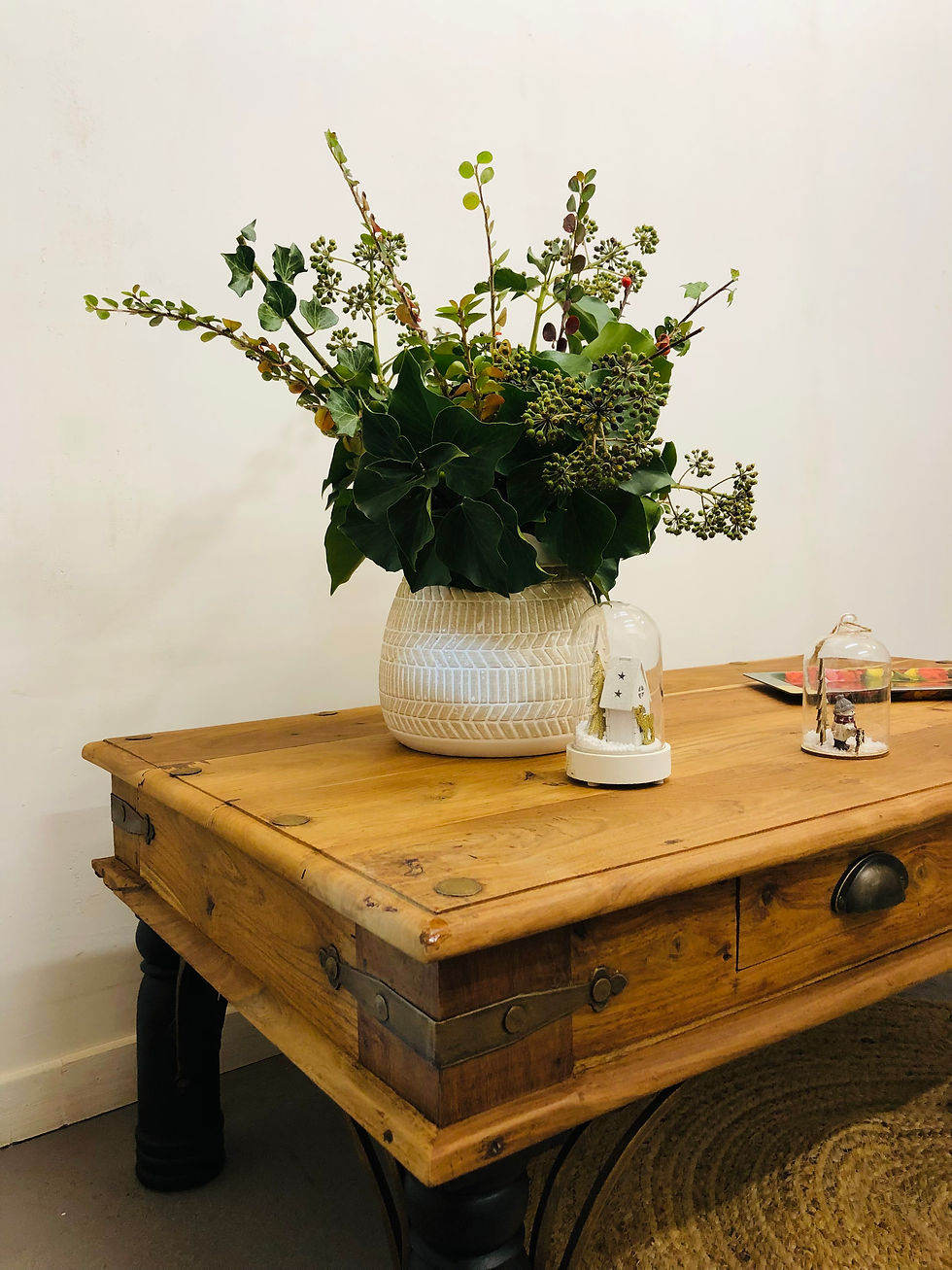 Miniature : Table basse en bois massif